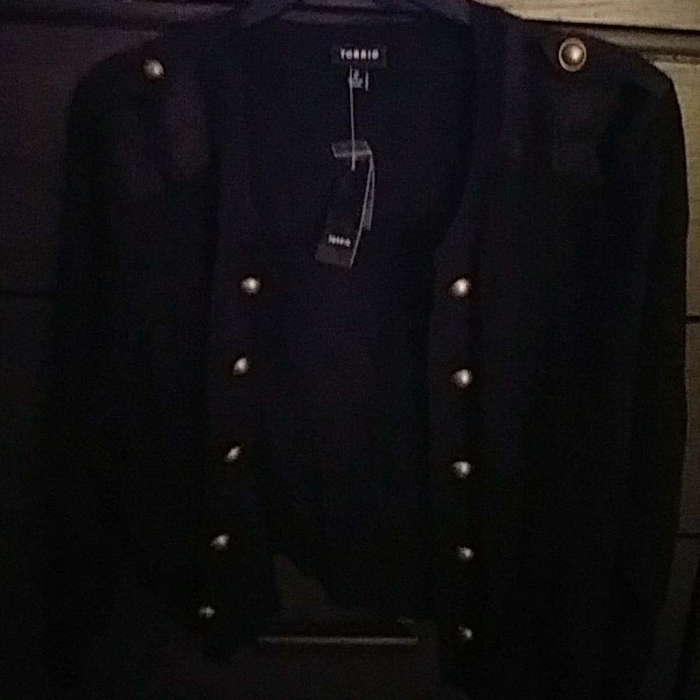 Military style sweater....NWT